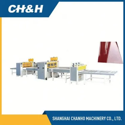 Plywood PUR laminating machine