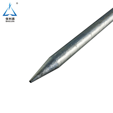 High Electrical and Thermal Conductivity Galvanized Ground Rods for Earth Systems