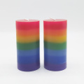 Вялікі колер свечкі для свечкі для свечкі для медытацыі для медытацыі