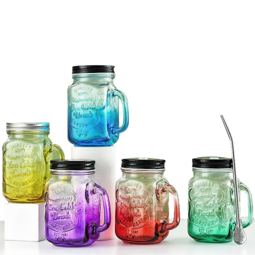 Ono Custom 500ml da 16 once da 16 once quadrate a larghezza di vetro barattolo in vetro