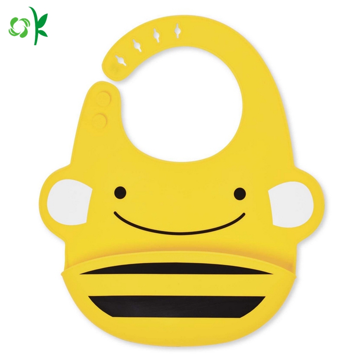 Good Quality Cute Silicone Baby Bib for Dinner