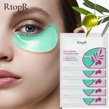 RtopR Olive Firm Eye Mask Anti-wrinkle Moisturizing Nourishing Remove Dark Circles Bags Whitening Brighten Eye Skin Care 5packs