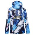 Men Printed Fabrics Wind Warm Ski Outfit