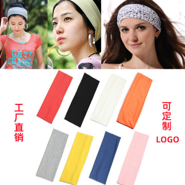 Wholesale Wide Brimmed Cotton Hairband Headwear - HR-079