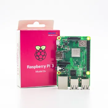 Raspberry Pi 3 Model B+ - Material and Original Package