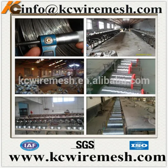 Factory!!!! Low!!!! KangChen 1.60mm Electric Galvanized Iron Wire For Clothes Hanger