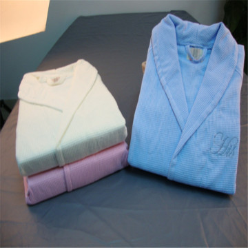 100% Cotton Comfortable Wholesale Bathrobe Waffle