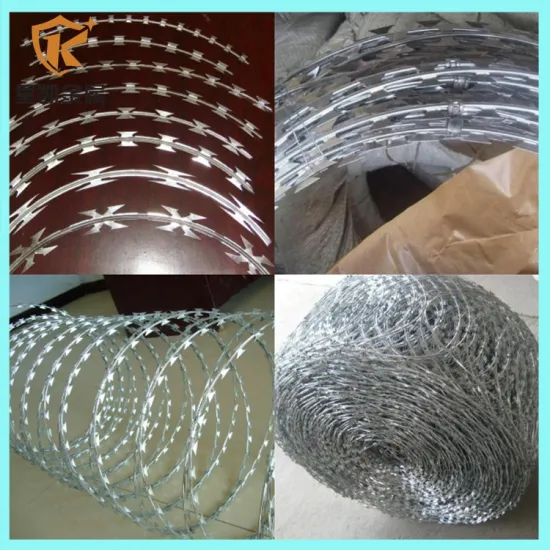 Galvanized welded razor wire mesh/Blade concertina razor barbed wire