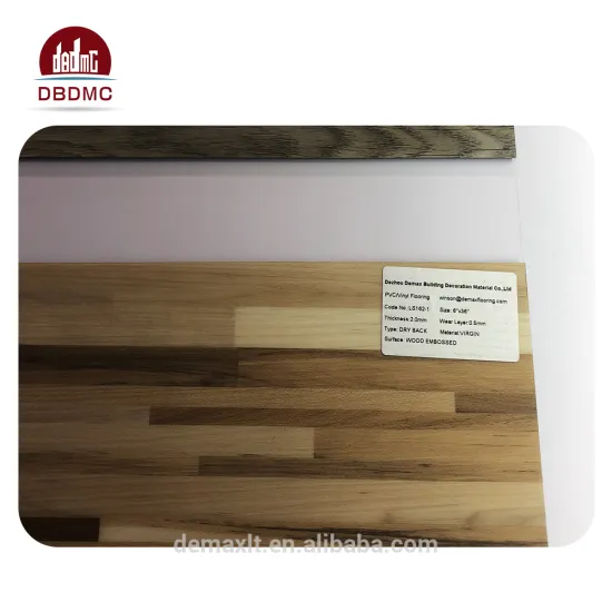 Eco-friendly Environmental Indoor Waterproof Pvc Vinyl Plank Floor