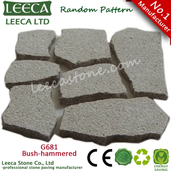 Crazy pattern granite cube stone