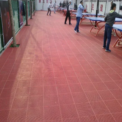 Modular table tennis sports flooring