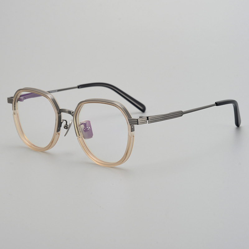 Personalised Retro Literary Titanium Glasses Frames