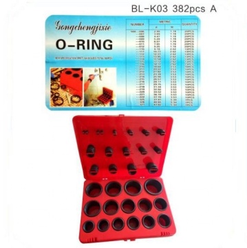 382pcs 5a O-Ring Kits Sortment Box