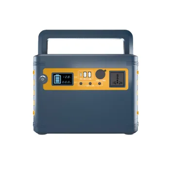 Portable Power Station with Solar Panel and LED Lamp for Home Emergency Backup
