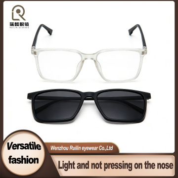 Clipe magnético seguro em óculos de sol para dirigir