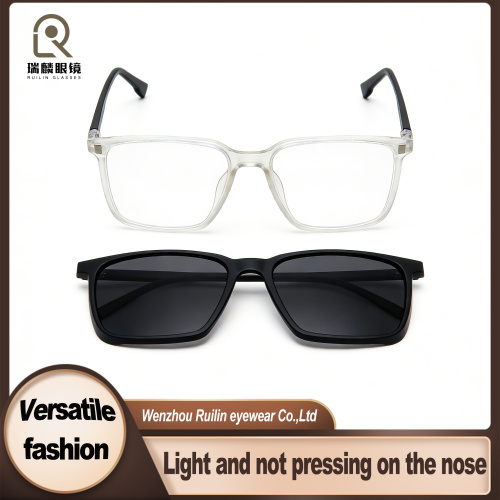 Clipe magnético seguro em óculos de sol para dirigir