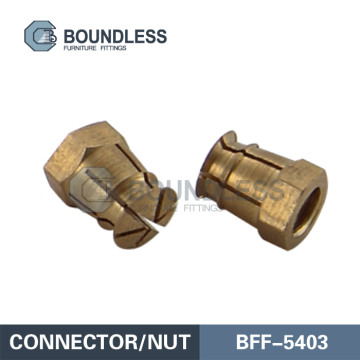 High Quality Wooden Furniture Zinc Alloy Hexagon Insert Nuts