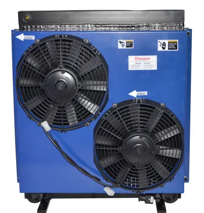Large Oil Flow Aluminum Hydraulic Heat Exchanger with Electrical Fan
