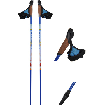 30% Carbon Fiber Alpine/Touring/Nordic Walking Trekking Pole - Three Sections