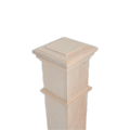 Posting Wood Newel Natural untuk Tangga Awam