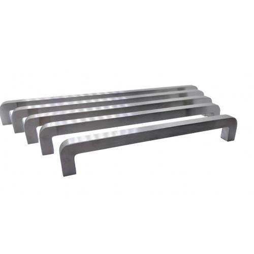 Stainless steel 12X12 square handle with duo round corner,satin finish,with M4 screw thread.