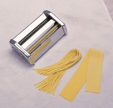 Home Dough Stainless Steel Double Hand - Operated Pasta Cutter Machine, Attachment