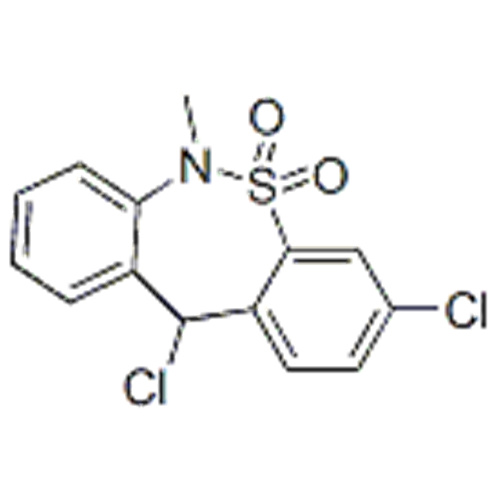 3,11-Dichloro-6,11-dihydro-6-metylodibenzo [c, f] [1,2] tiazepina 5,5-dwutlenek CAS 26638-66-4