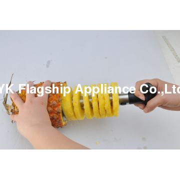 Stainless steel pineapple peeler slicer machine