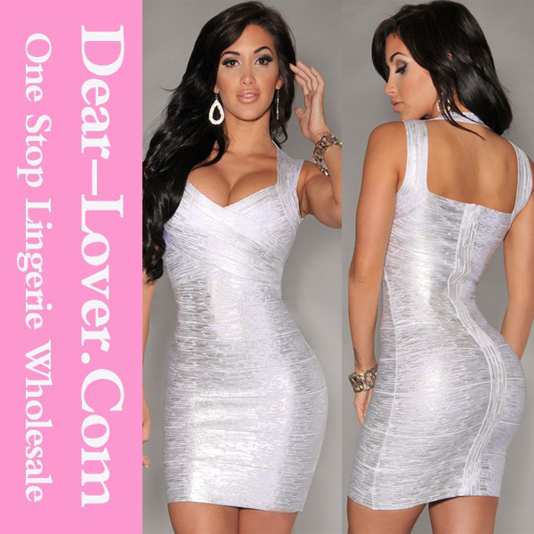 2015 Sexy Fashion Evening Prom Party Bandage Dress