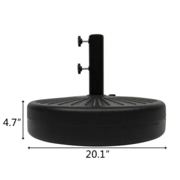 Outdoor Heavy-Duty Resin Plastic Parasol Stand Base