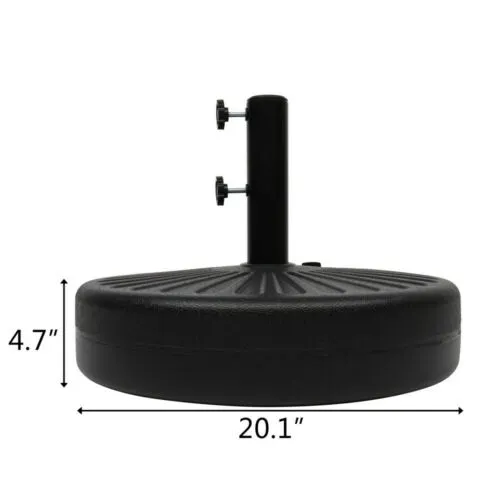 Outdoor Heavy-Duty Resin Plastic Parasol Stand Base