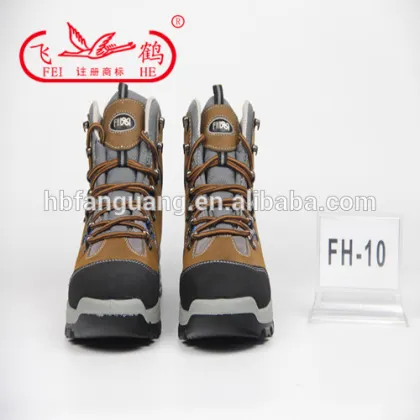 2016 china famous brand safety shoes/mining shoes brands