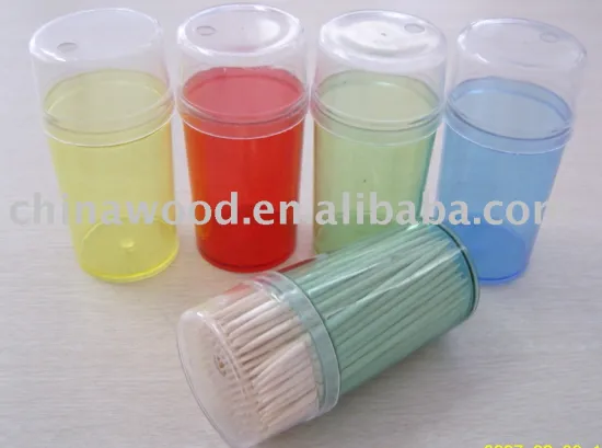 wooden toothpick -- 250pcs/ps tube
