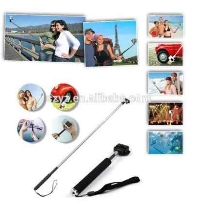 Wholesale Handheld Mini Monopod for Action Camera for GoPro Telescopic Extendable Monopod