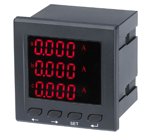 Digital Three-phase Ammeter for Electrical