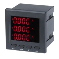 Three-phase ammeter with digital display and alarm function