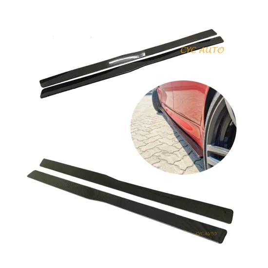 ABS Gloss Black Carbon Matte PSM Style Side Skirt Rocker Extension for BMW 3 Series F80 M3