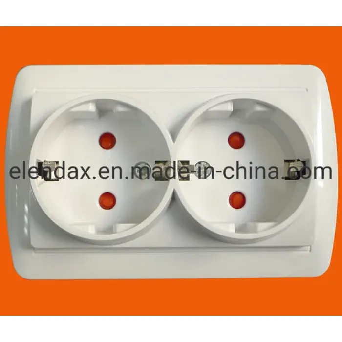 Stopkontak Schuko yang Dipasang di Permukaan Standar Eropa S8010