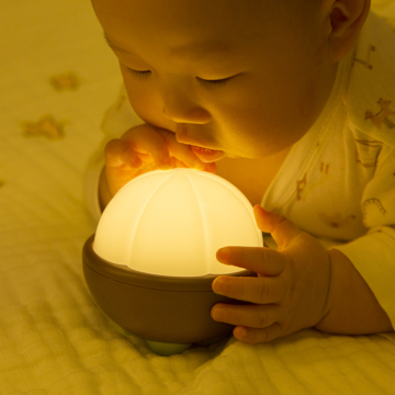 Factory Direct Chargeable Mangosteen LED Smart Light with Touch Sensor for Baby and Child Rooms