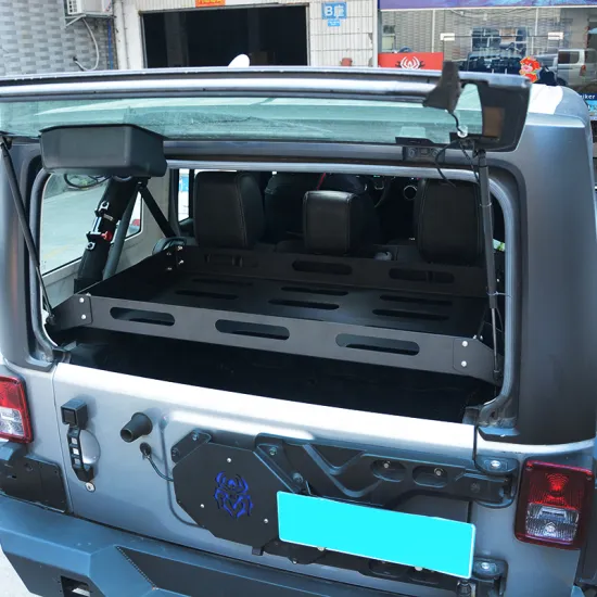 4x4 Rear Cargo Basket Rack for Jeep Wrangler JK JL - Auto Accessories