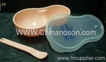 Ciotola di plastica infrangibile Baby con cucchiaio
