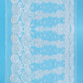 White Flower Flat Lace Embroidery Fabric