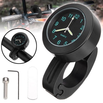 Universal 7/8" Motorcycle Waterproof Handlebar Handle Watch Motorcycle Timetable Handlebar Clock With Wrench