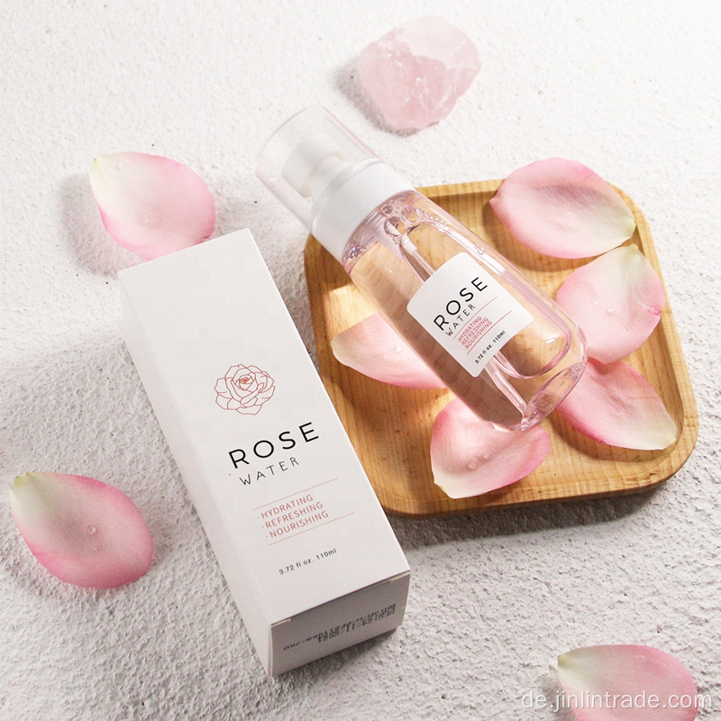 Rose Face Skin Toner Feuchtigkeitsspannen Gesichtssprühnebel