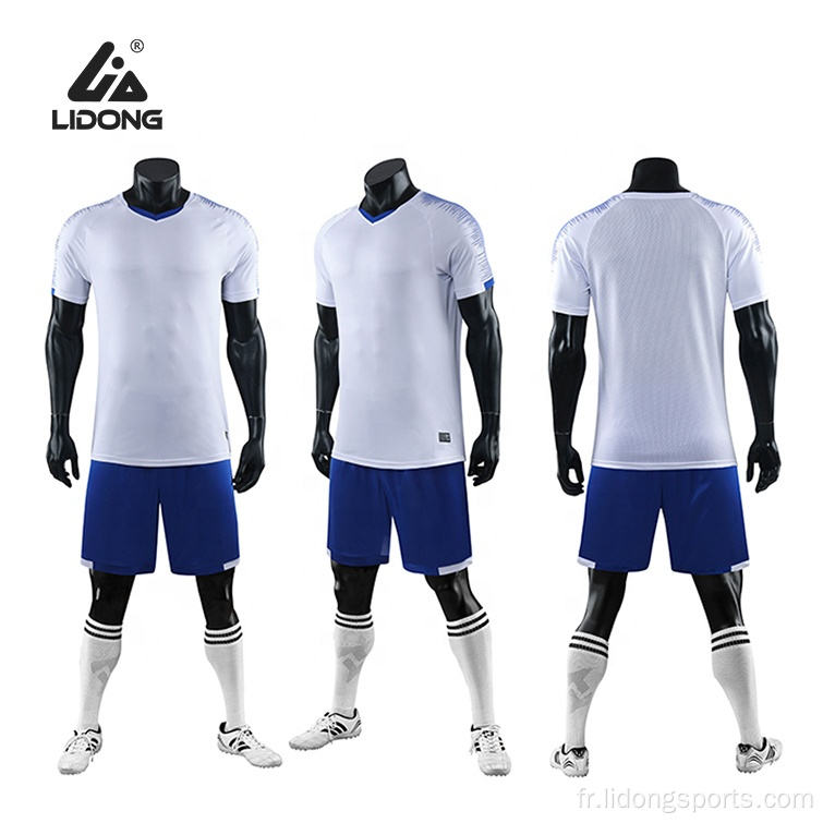 Vêtements de football uniforme de football des vêtements de jerseys
