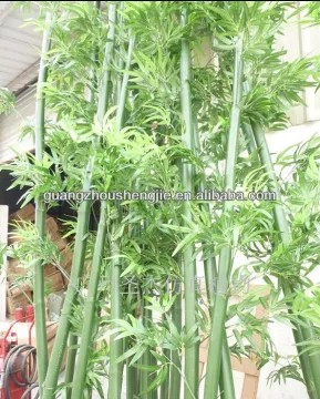 Wholesale Handmade Bamboo trunks and branches Artificial Green Bamboo