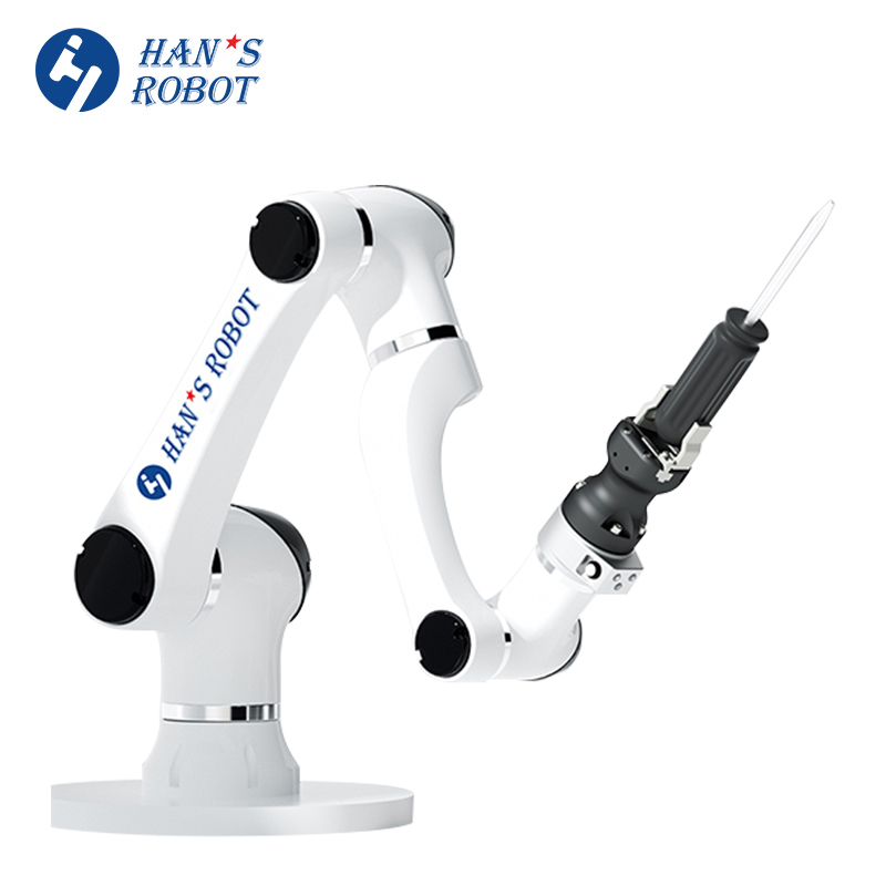 6 DOF White Industrial Robot Cobot Arm with High Precision - 10kg Capacity