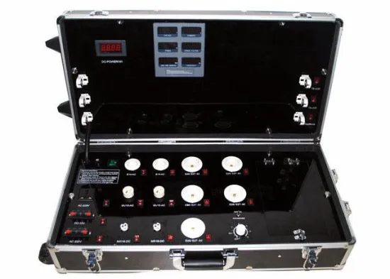 Ac Current Display Led Demo Case B22 / G24 With Expandable Handle