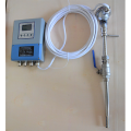 Insertion type thermal gas mass flow meter