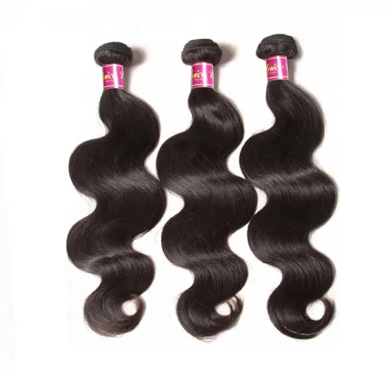 100% durable remy human hair brazilian hair weave bundles with closure accept paypal